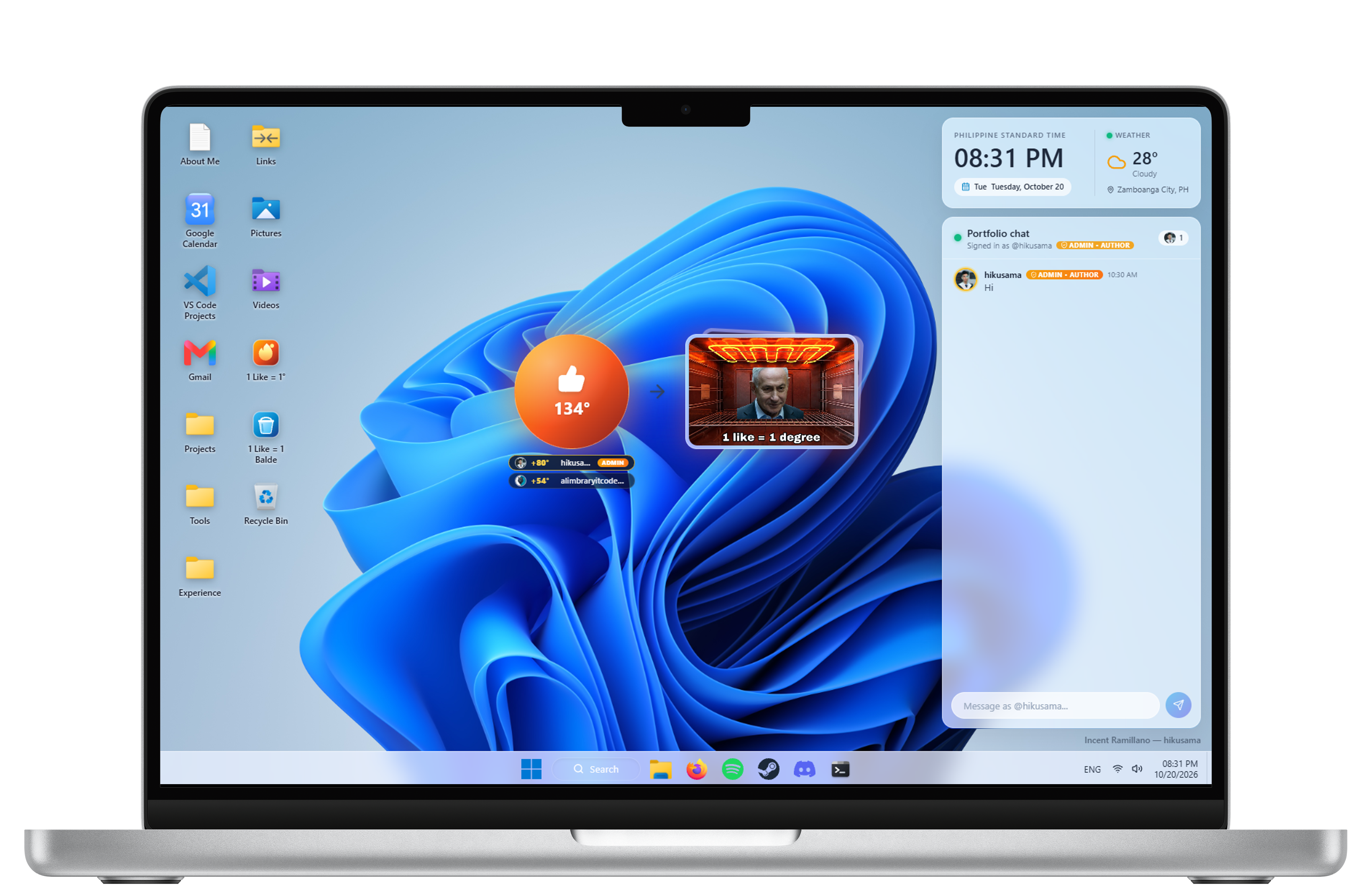 Desktop Portfolio