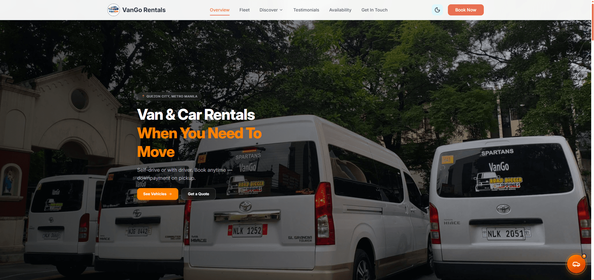 Van-Go Rentals Demonstration